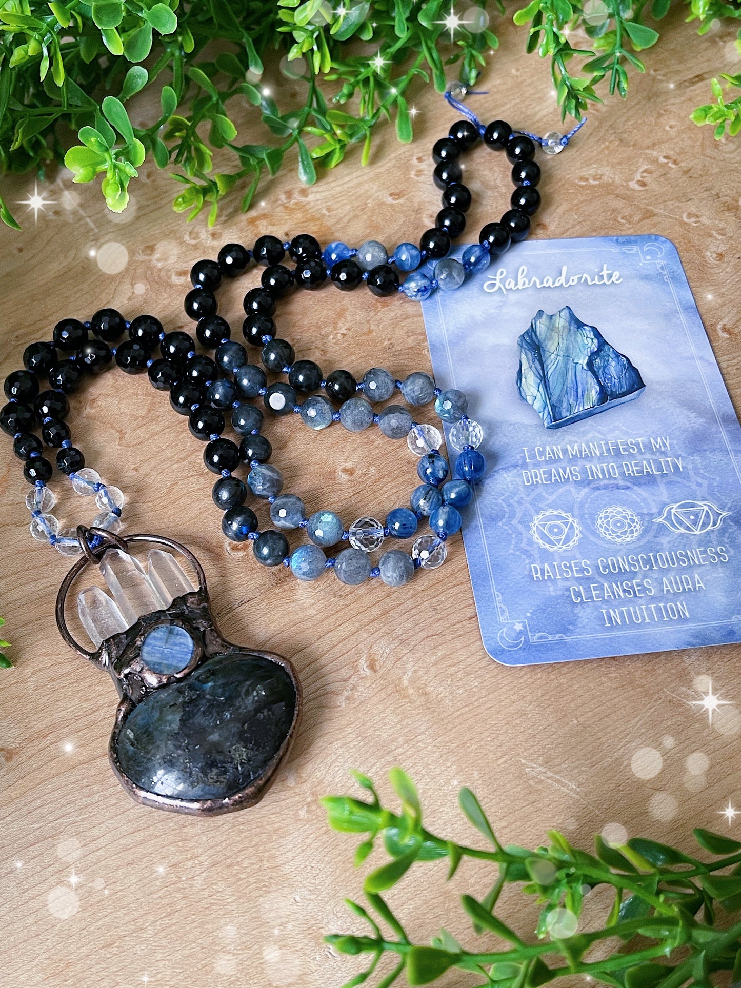 Potion of Transformation Hand-Knotted Necklace