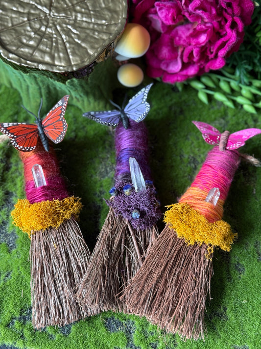 Enchanted Cinnamon Besom | Broom | Home Decor