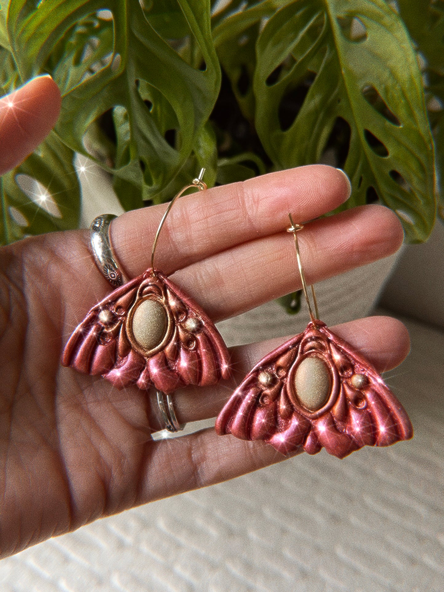 Lucien ACOTAR Moth Earrings
