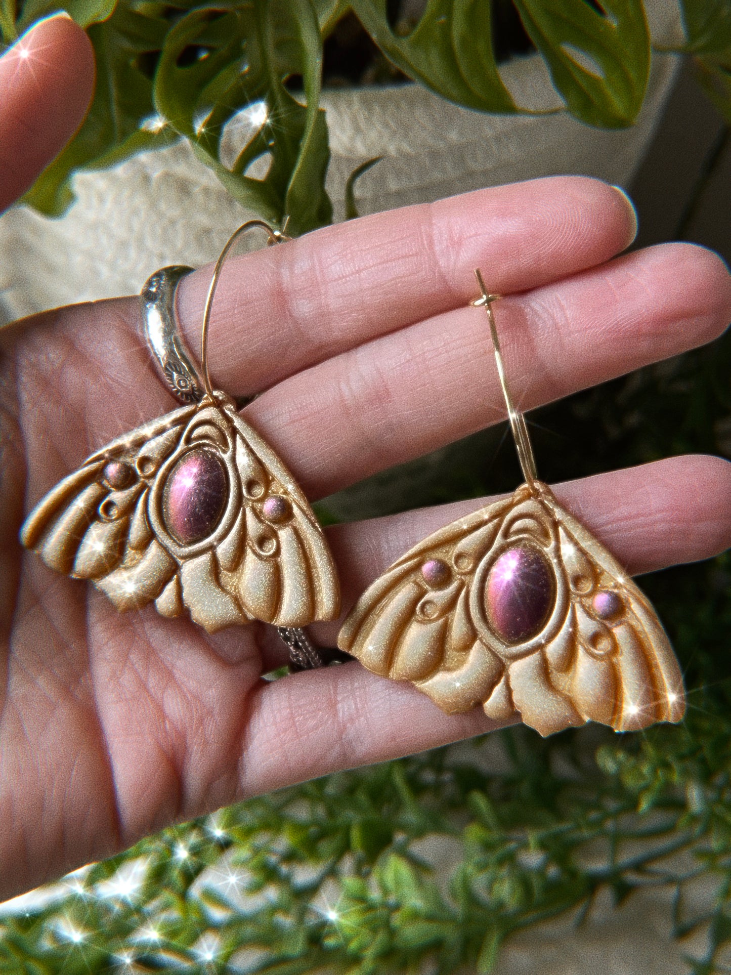 Morrigan ACOTAR Moth Earrings