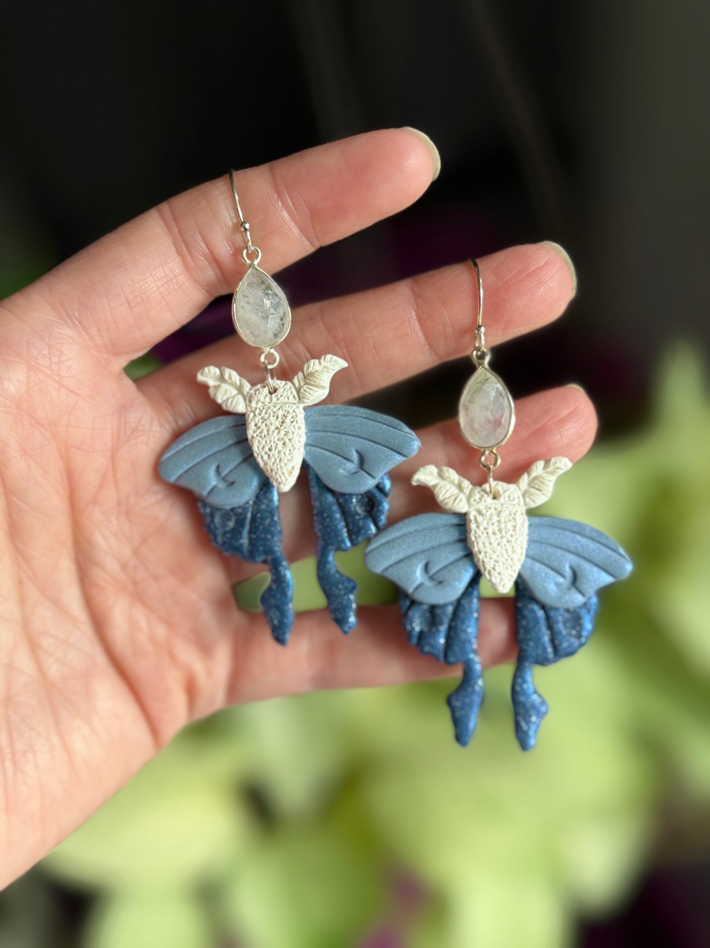 Mystery Moth Collector Bag 🦋 Clay Earrings