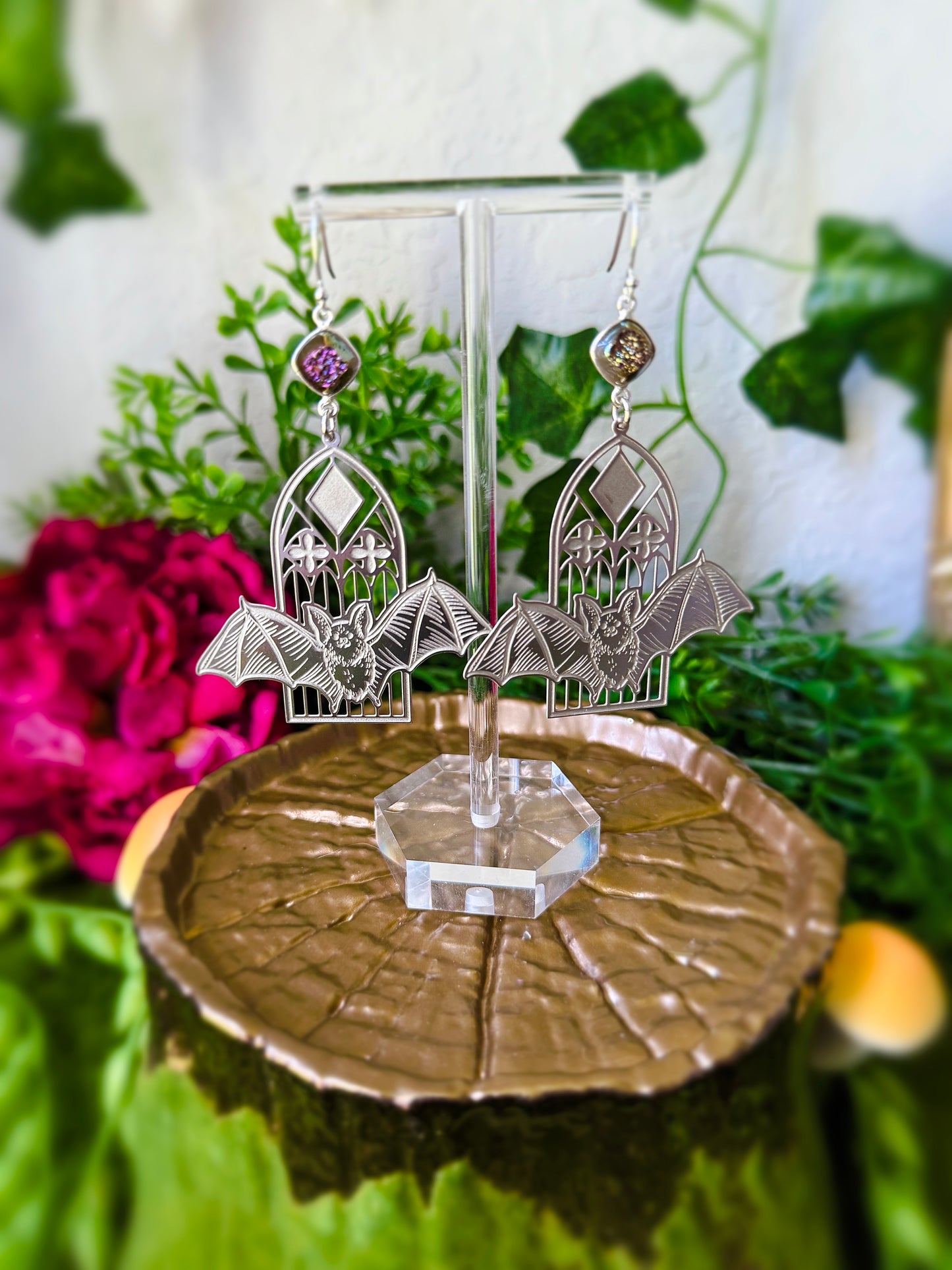 Bat Cathedral π¦ earrings