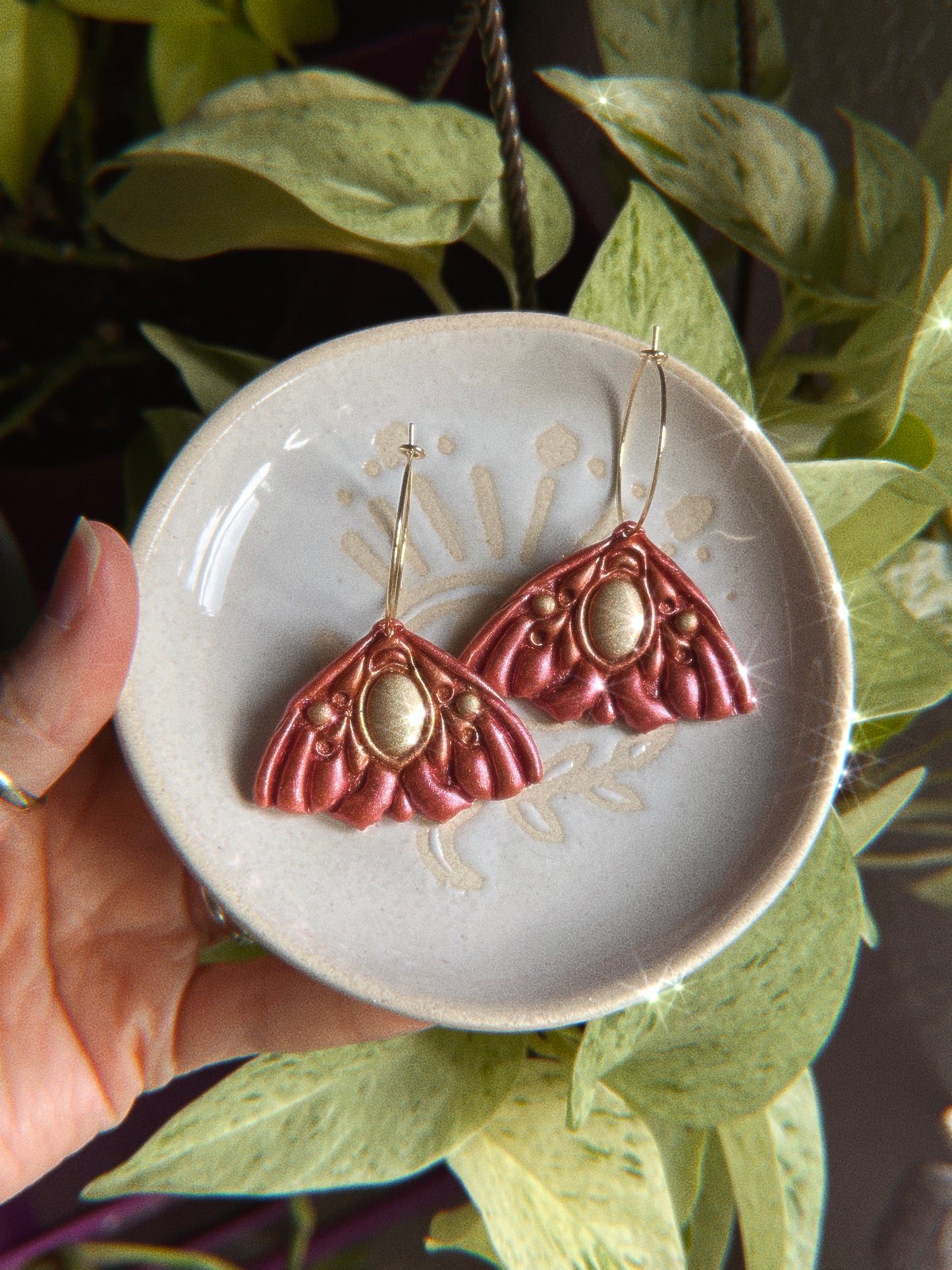 Lucien ACOTAR Moth Earrings