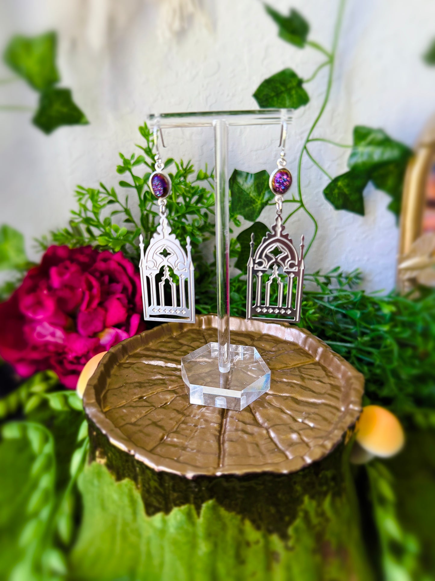 Mausoleum earrings