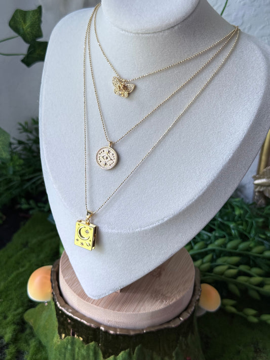 Book of Secrets 16in Dainty chain