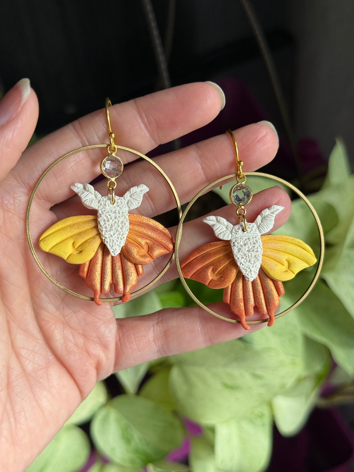 Mystery Moth Collector Bag 🦋 Clay Earrings