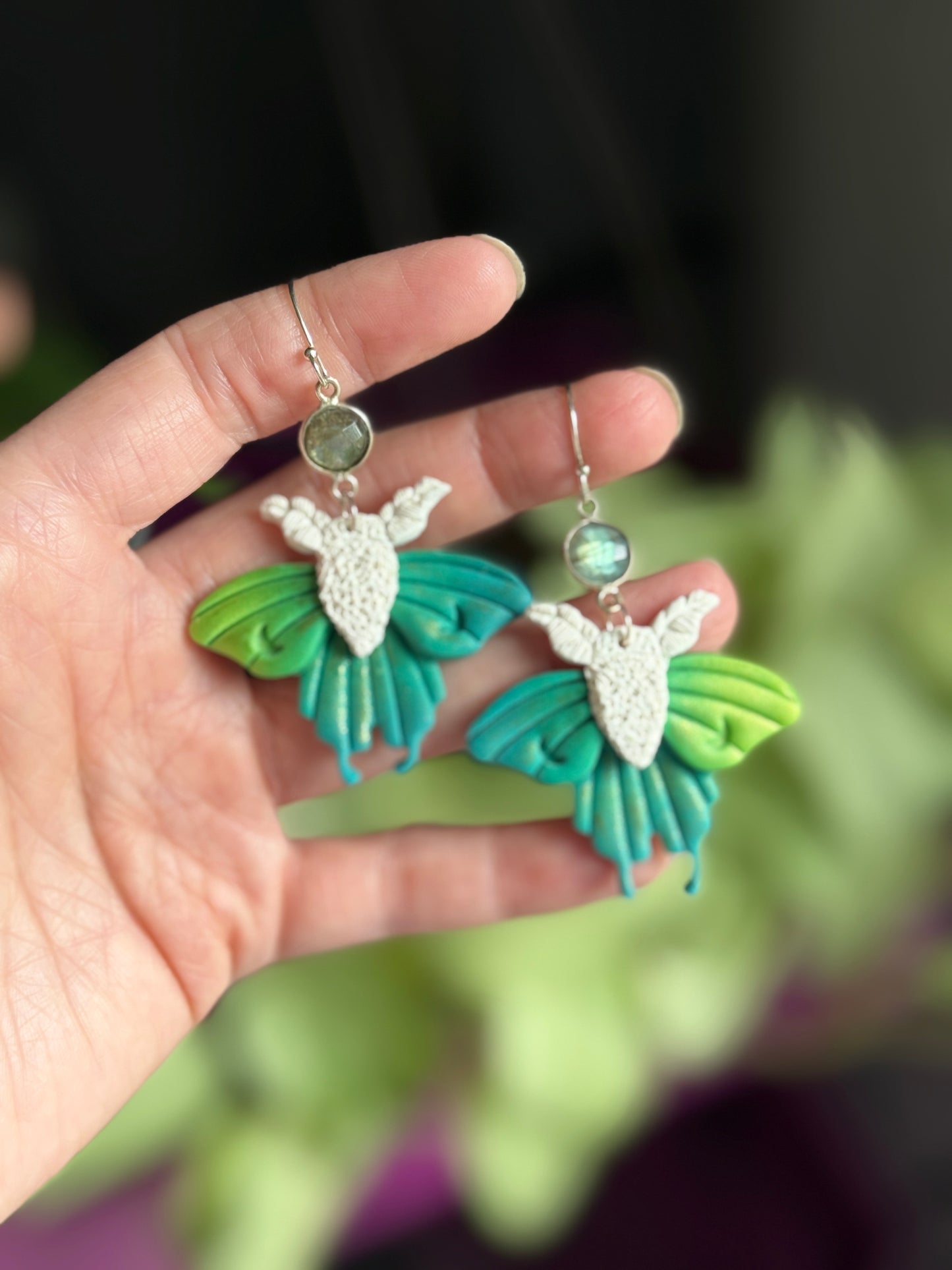 Mystery Moth Collector Bag 🦋 Clay Earrings