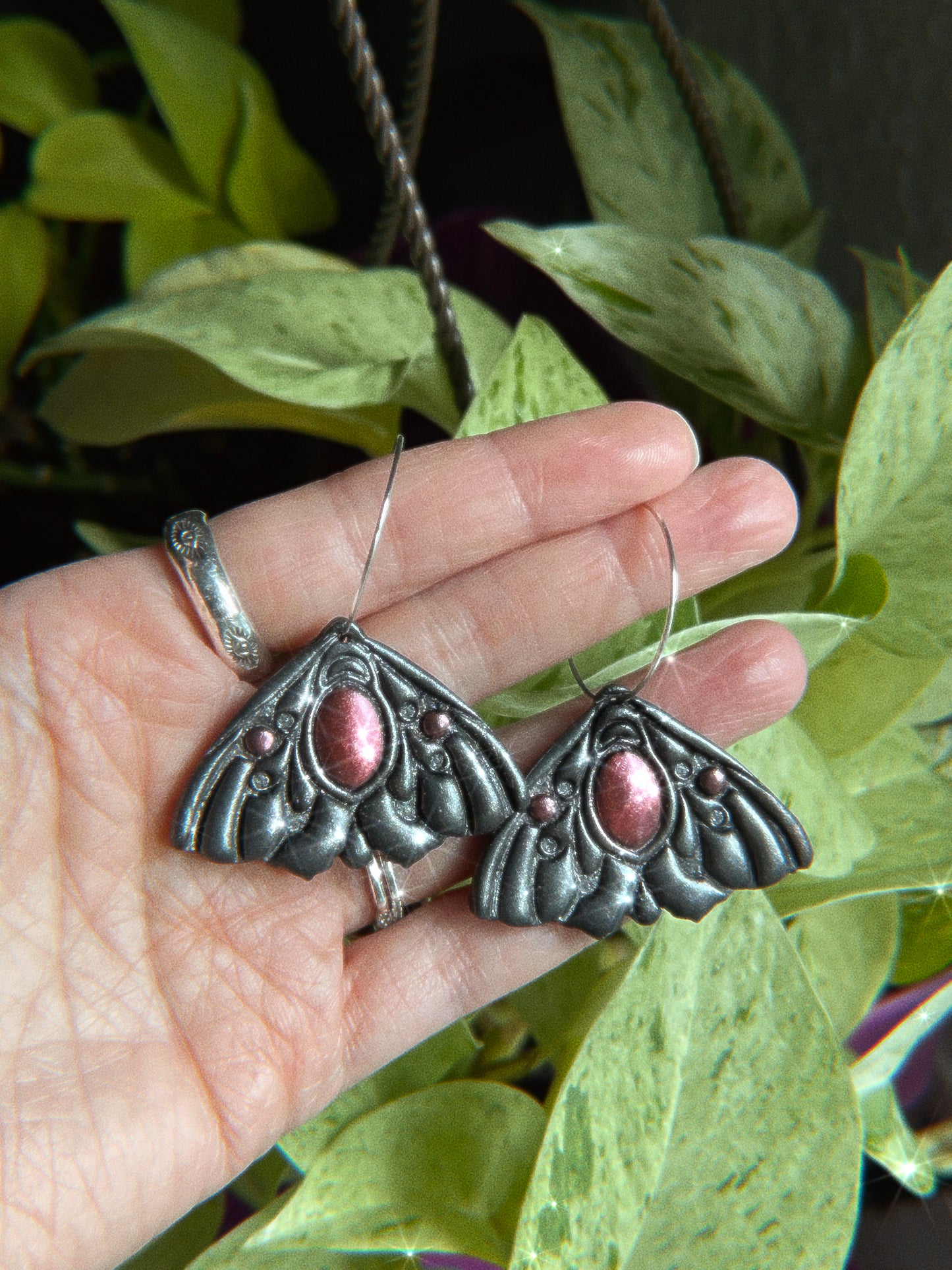 Amren ACOTAR Moth Earrings