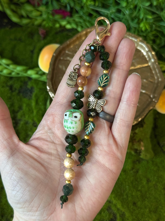 Woodland Messengers 🦉🦋 Purse Charm