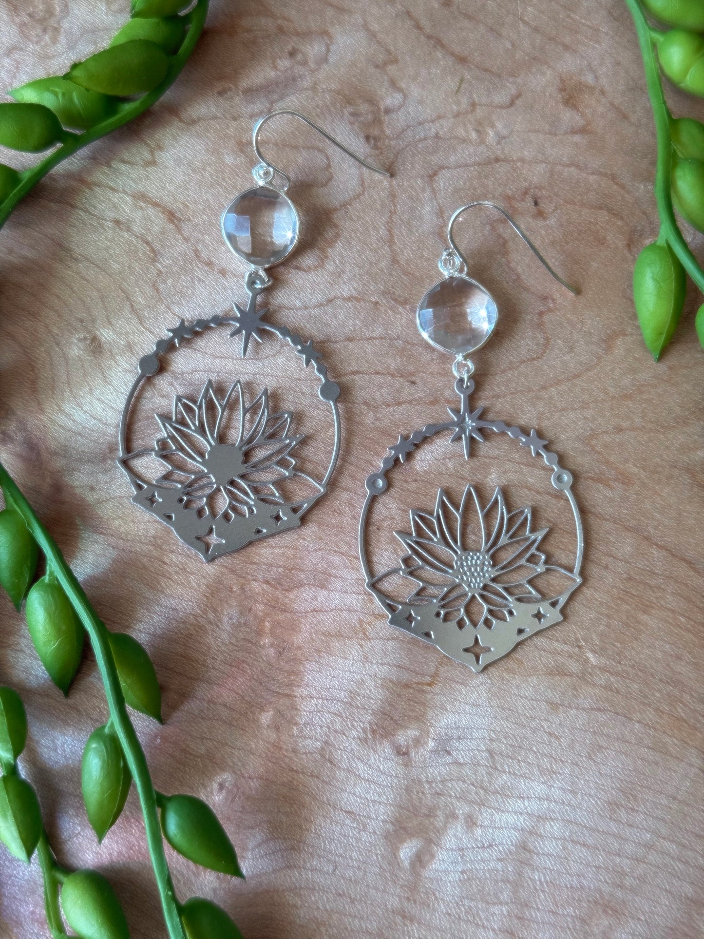 Cosmic Lotus Earrings