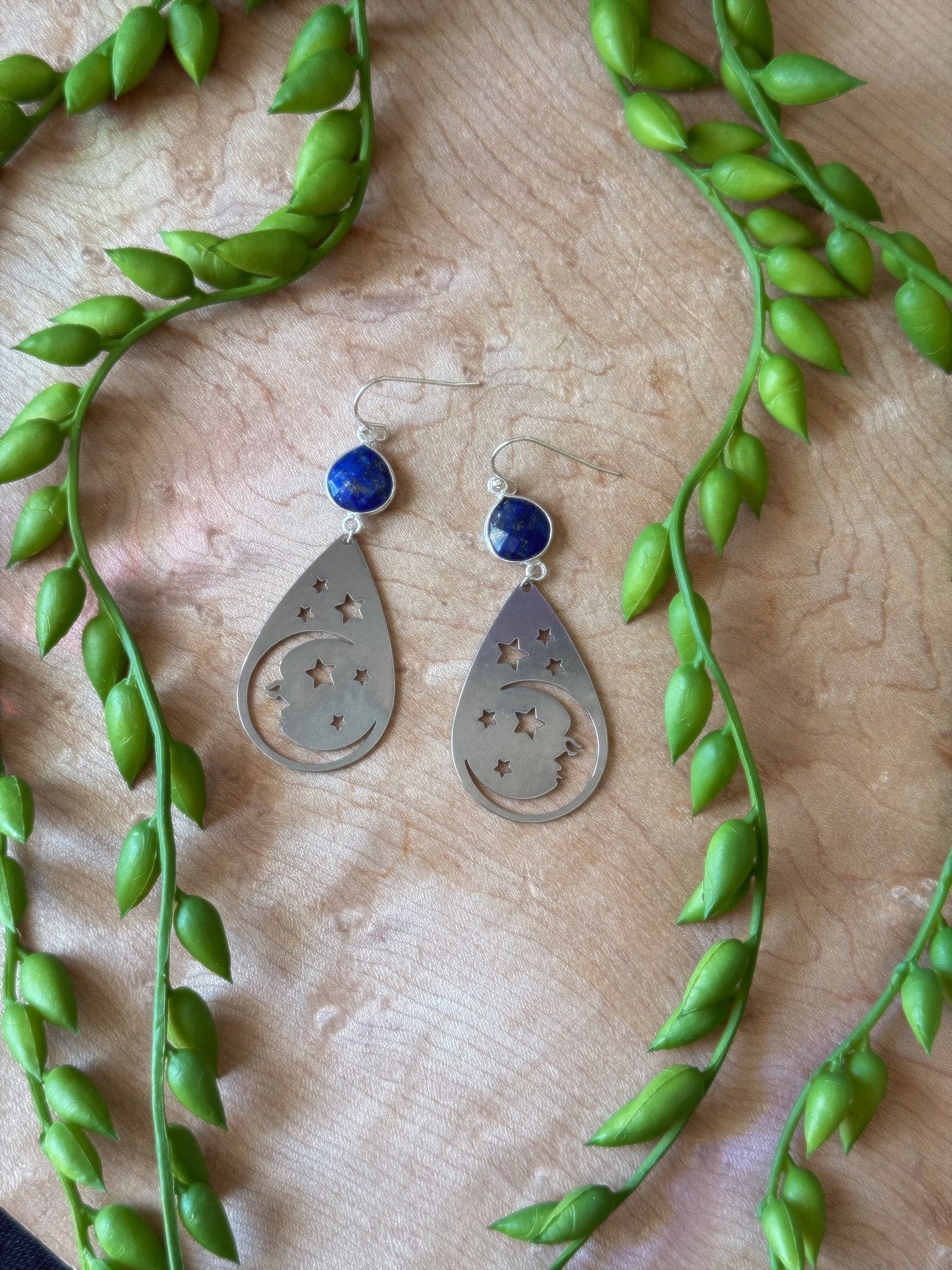 Man in the Moon Earrings