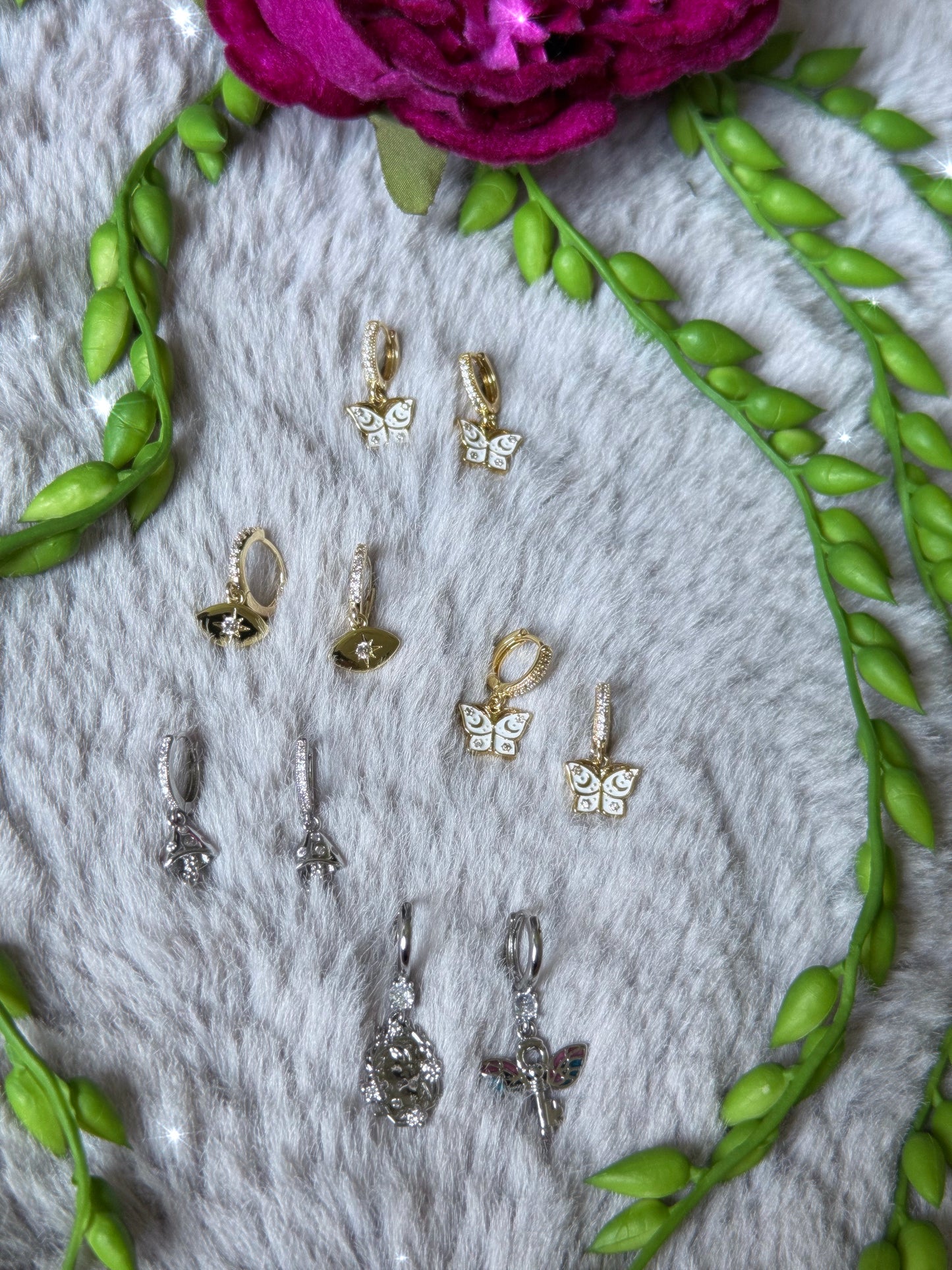Evil Eye 🧿 Huggie Earrings