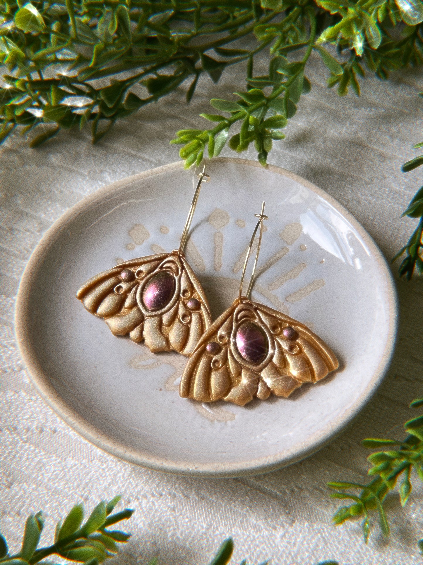 Morrigan ACOTAR Moth Earrings
