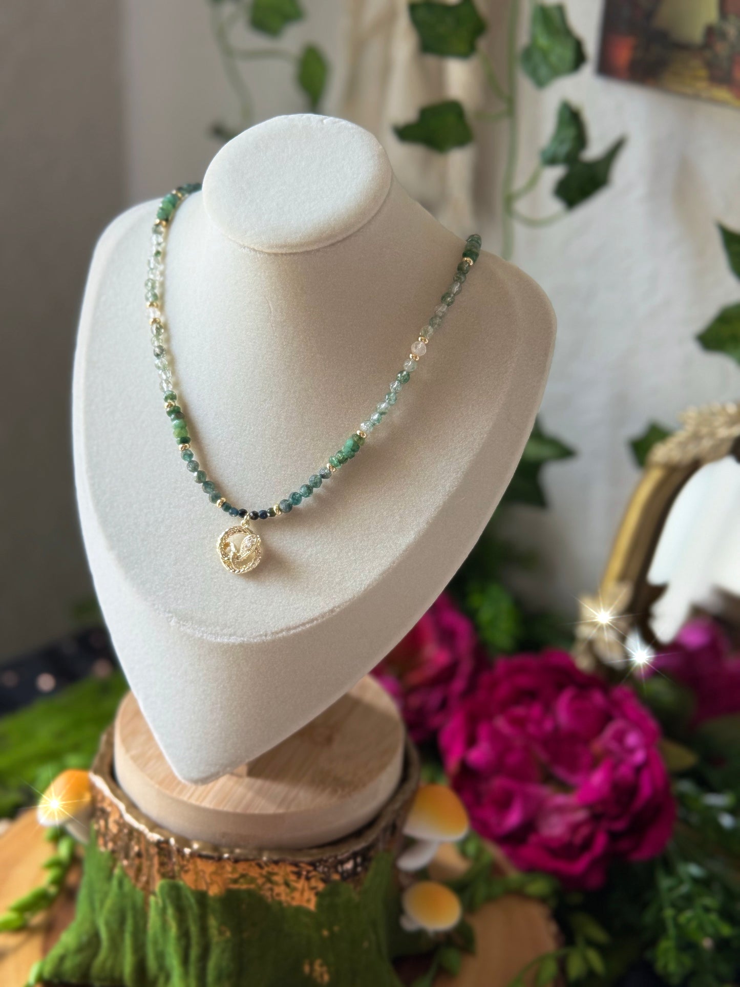 Spring Serpent π 17in Choker Necklace
