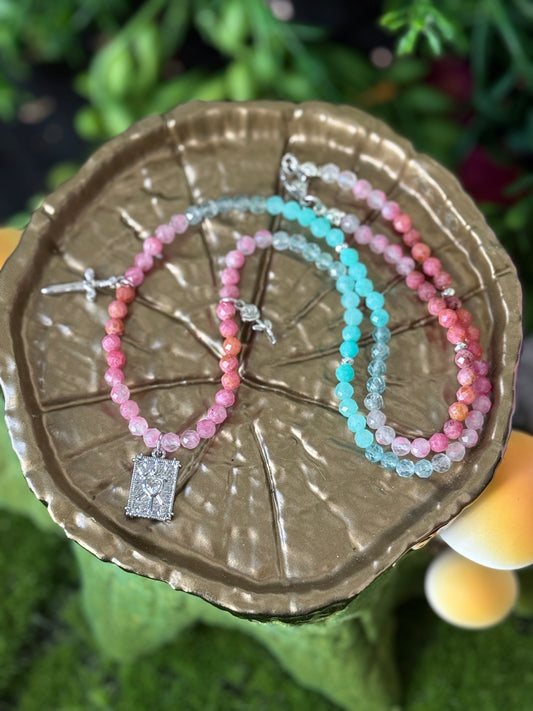 Aqua Regia ⚔️🌹19in Choker Necklace