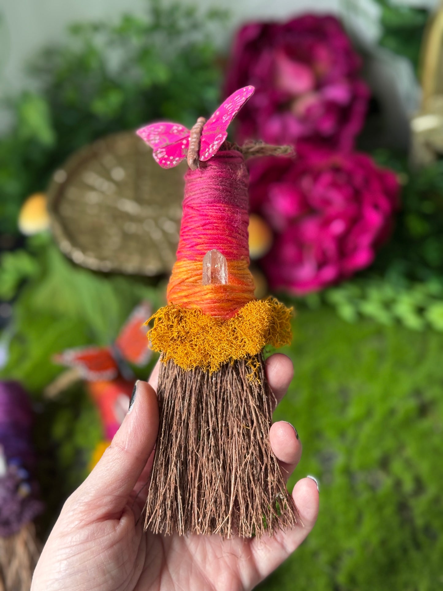 Enchanted Cinnamon Besom | Broom | Home Decor