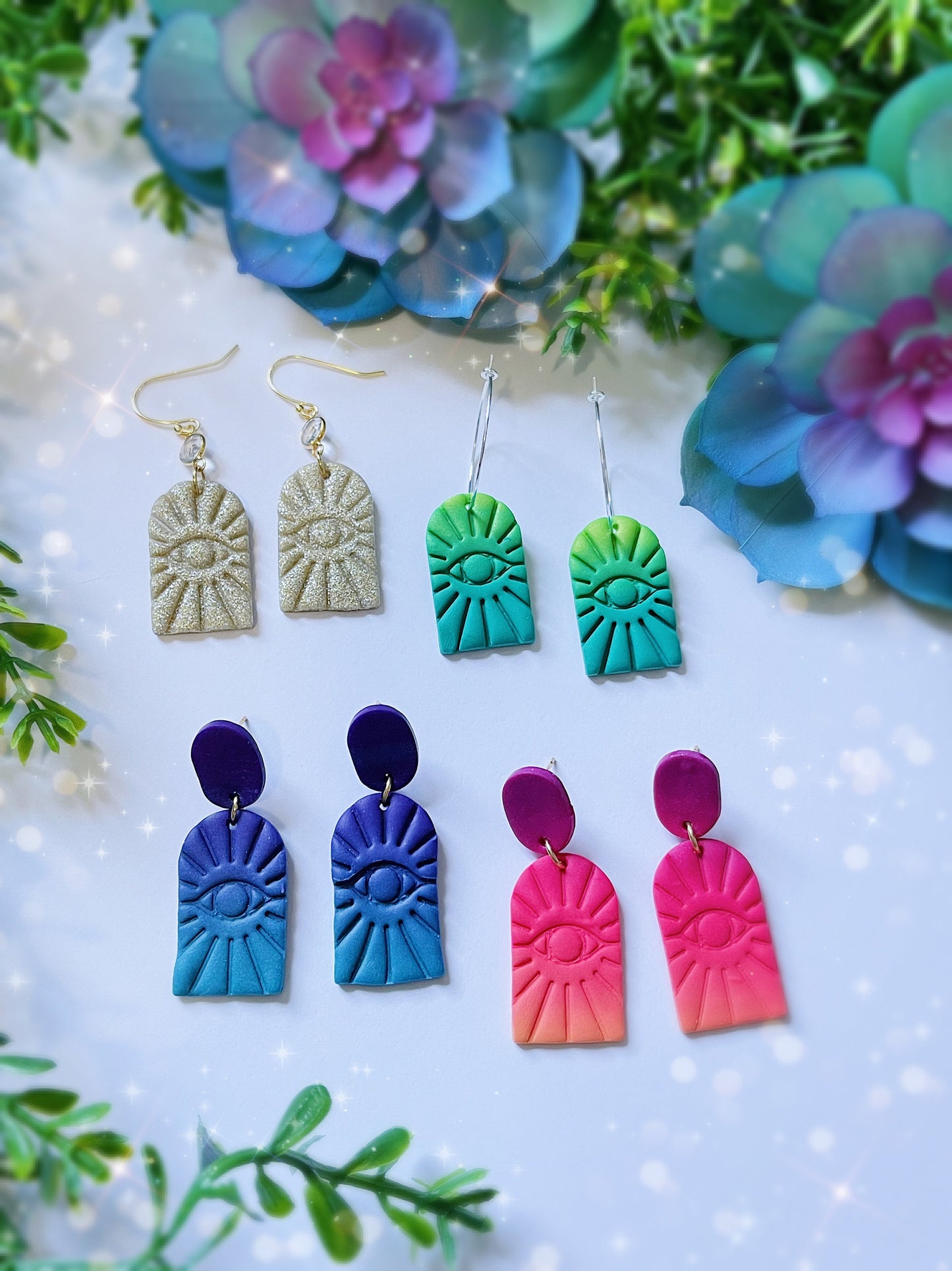 Seeing Eye Arch Earrings