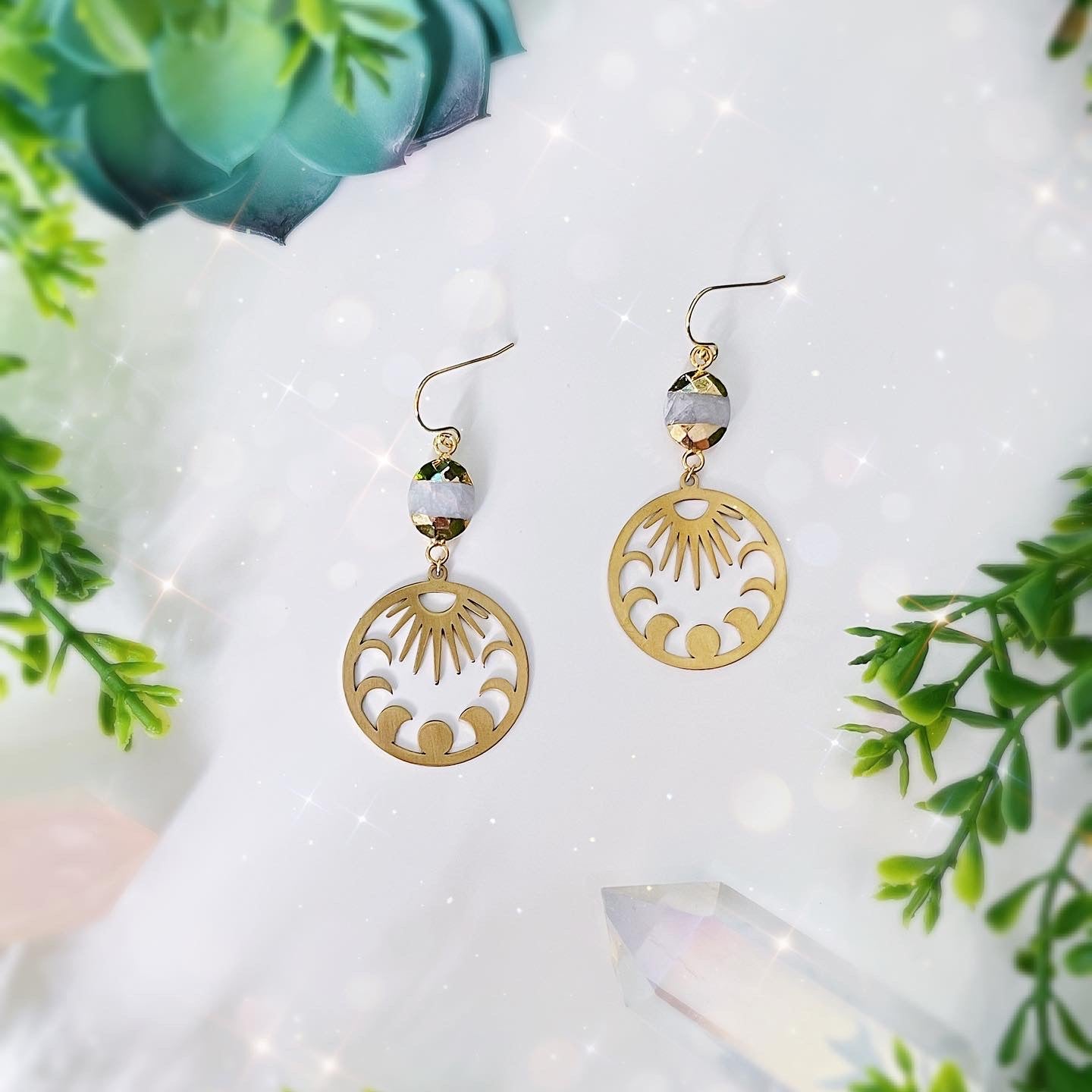 Live by the Sun, Love by the Moon Earrings
