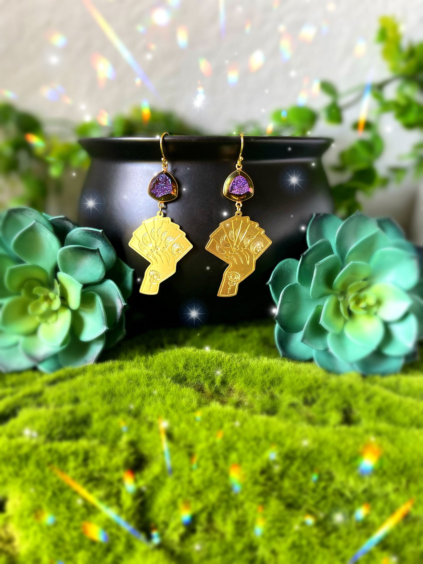 Oracle Reader earrings