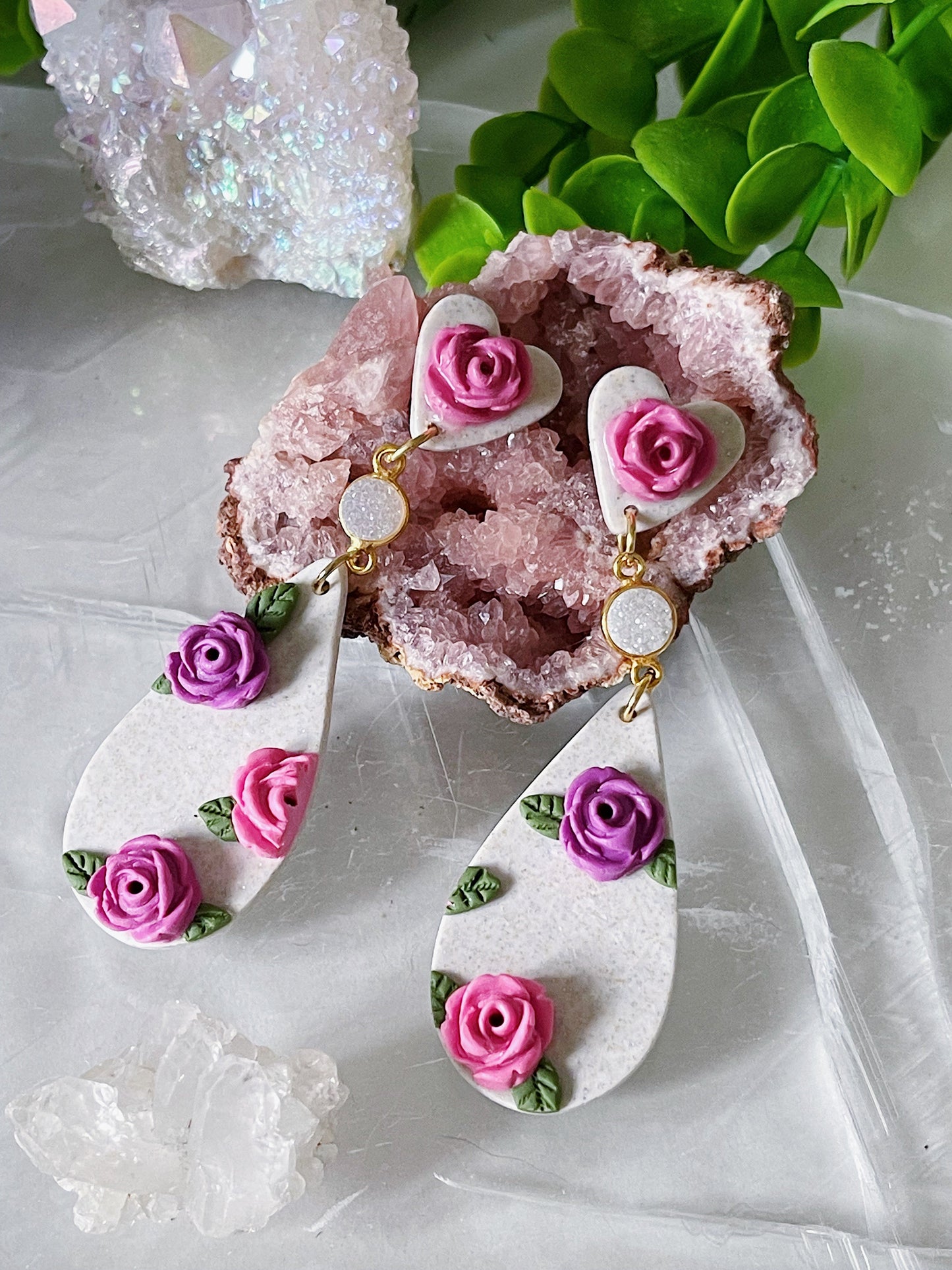 Rosey Dangle Earrings