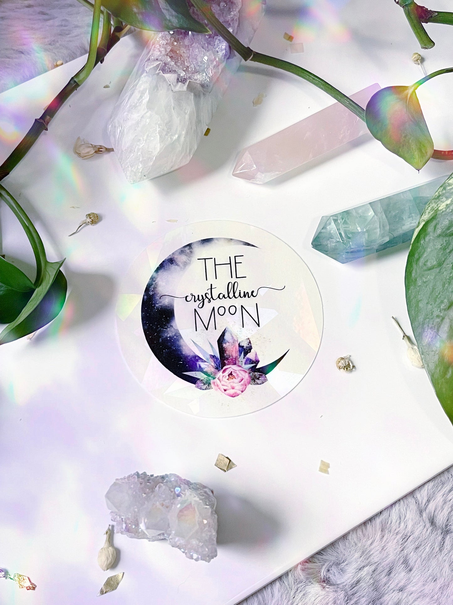 Crystalline Moon Sun catcher π β¨