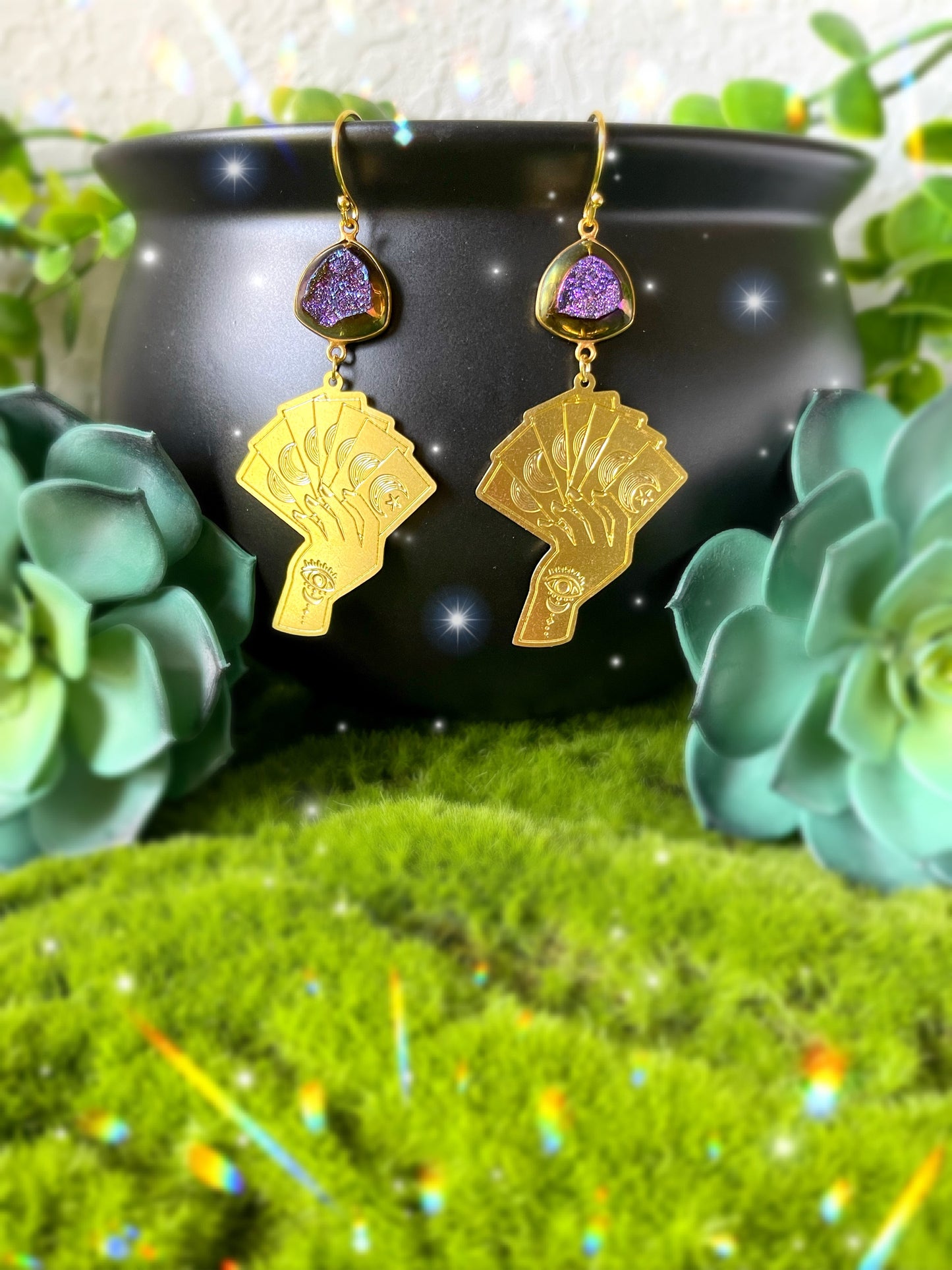 Oracle Reader earrings