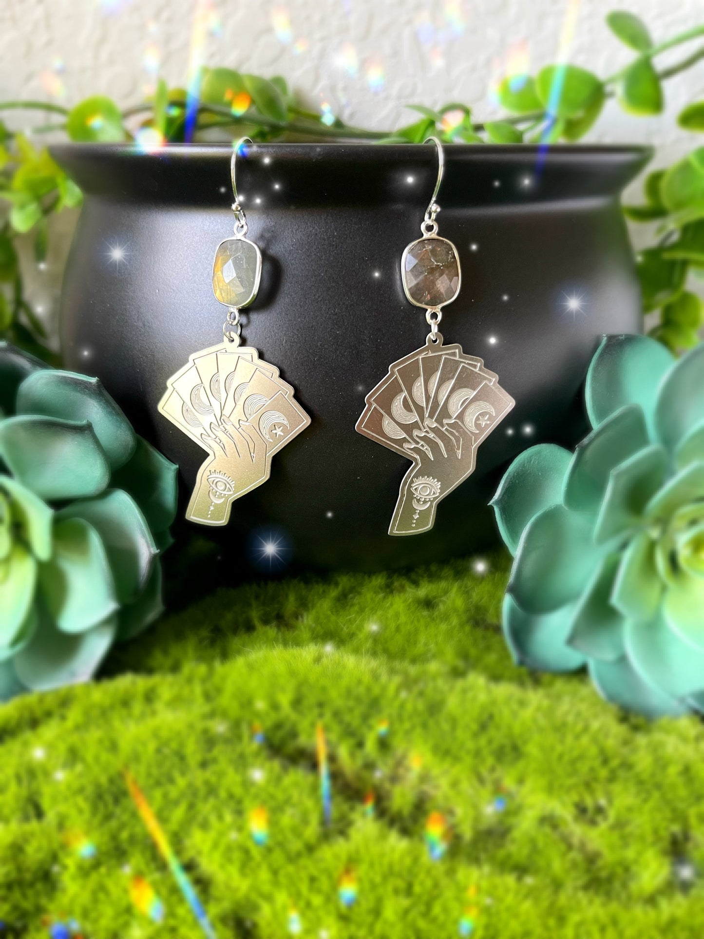 Oracle Reader earrings