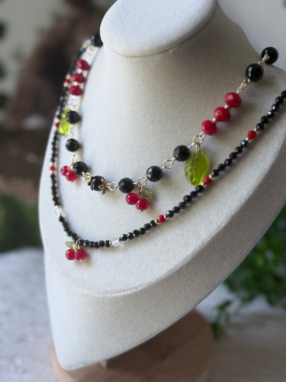 Wild Cherry 🍒 18.75in Choker necklace