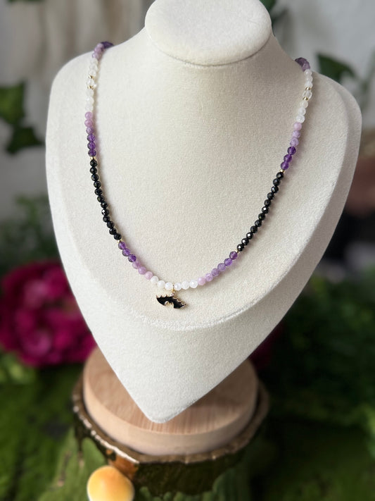 Violet Veil 🦇 18in Choker Necklace