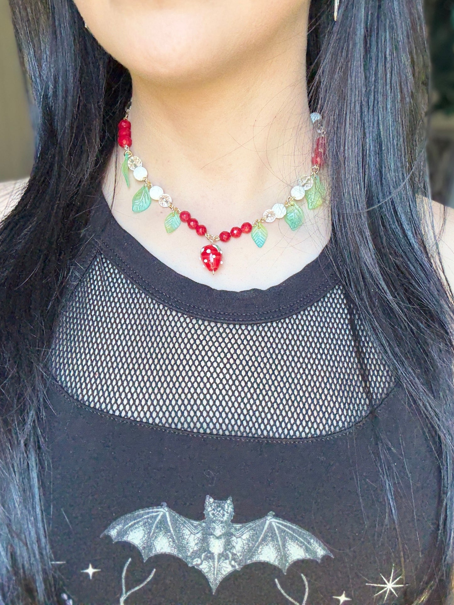 Spellbound Berry 🍓 16.25in Chain necklace