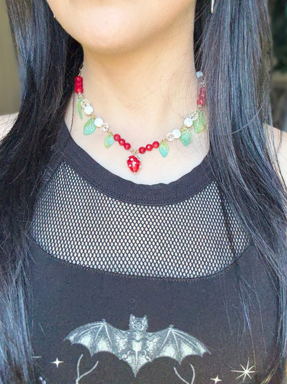 Spellbound Berry 🍓 16.25in Chain necklace