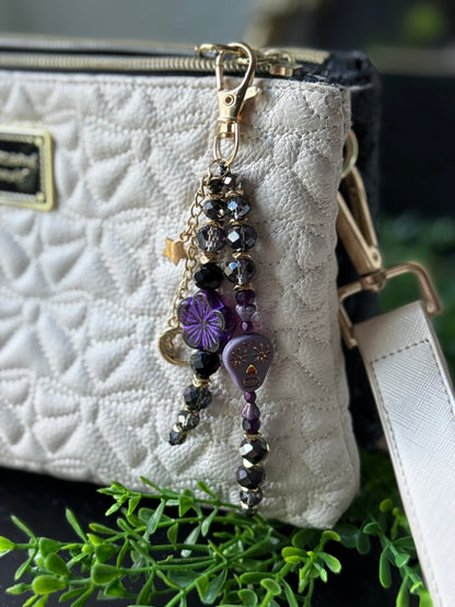 Sugar Skull Sorbet 💀💜 Purse Charm