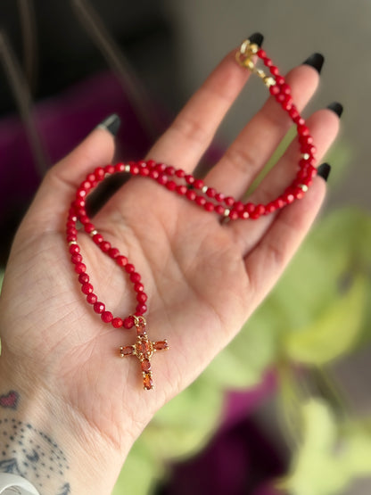 The Crimson Mother 🩸 17.25in Choker Necklace