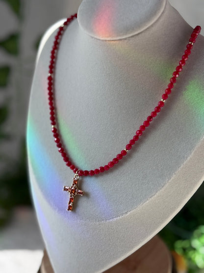 The Crimson Mother 🩸 17.25in Choker Necklace