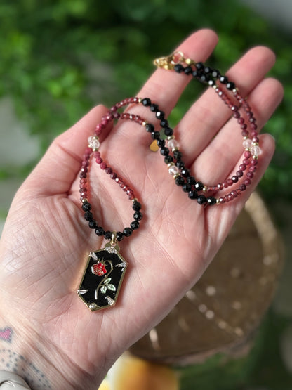 The Wilted Rose 🥀  17.5in Choker Necklace