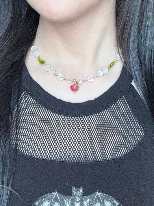 Poison Apple 🍎 16in Chain necklace