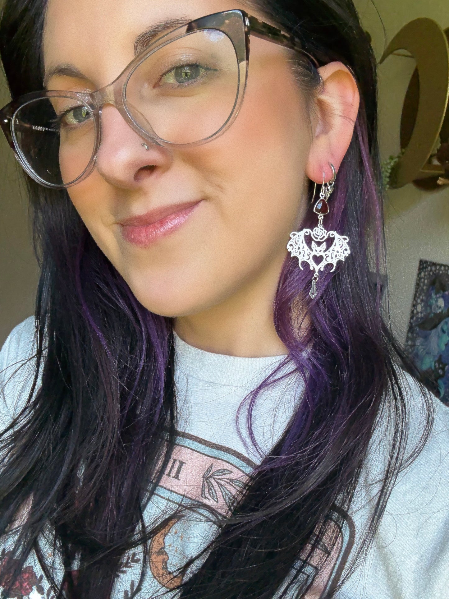 Gothic Bat🦇 earrings