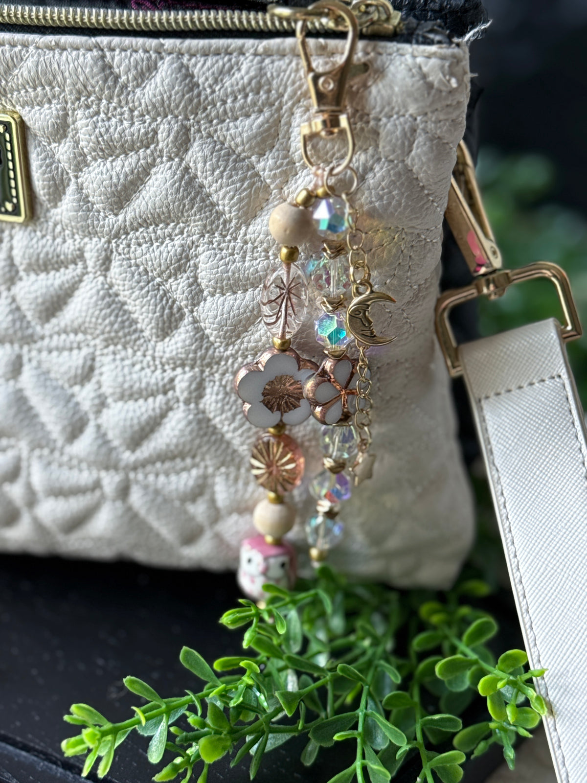 Rosey Posie 🌸🦉💫Purse Charm