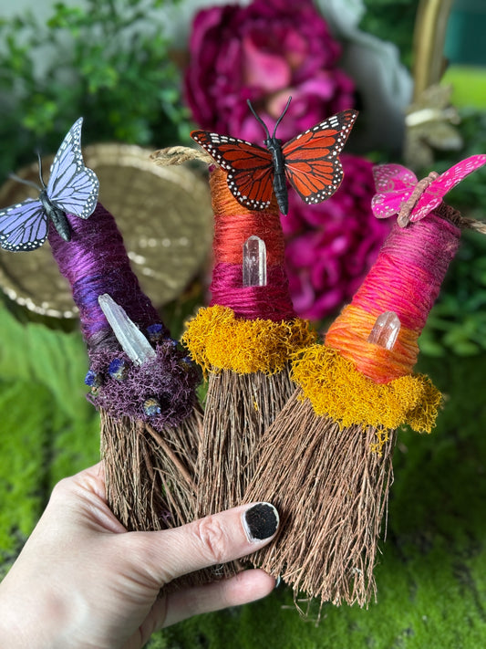 Enchanted Cinnamon Besom | Broom | Home Decor