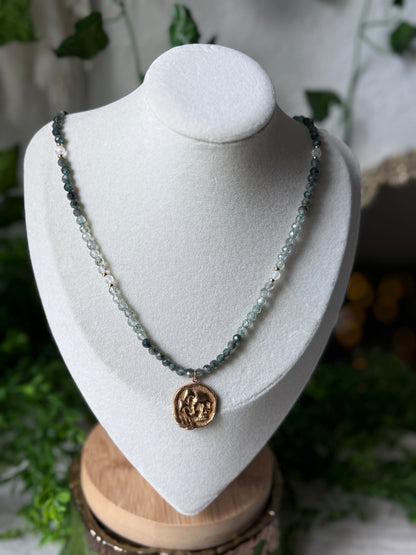 Forest Remains 🍃 💀 18in Choker Necklace