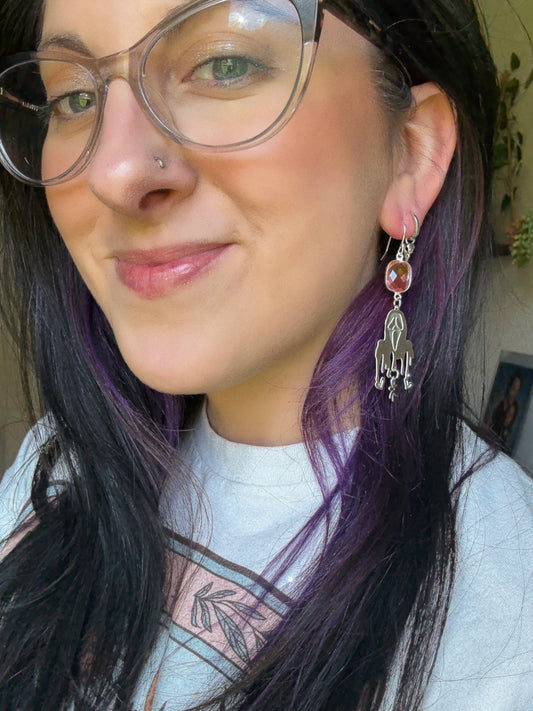 Ghostface earrings
