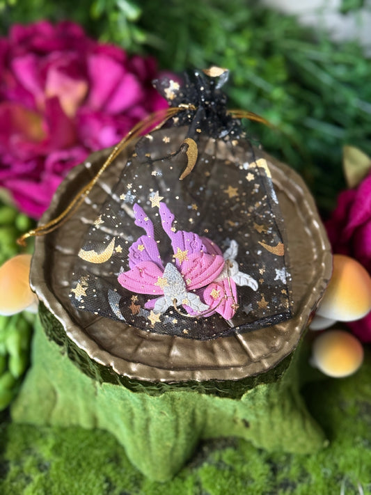 Mystery Moth Collector Bag 🦋 Clay Earrings