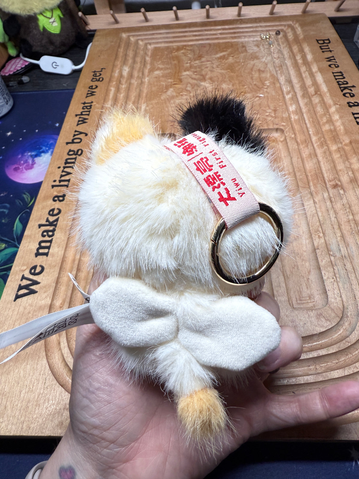 Baby Three Messenger 🐈‍⬛ Plush Pendant