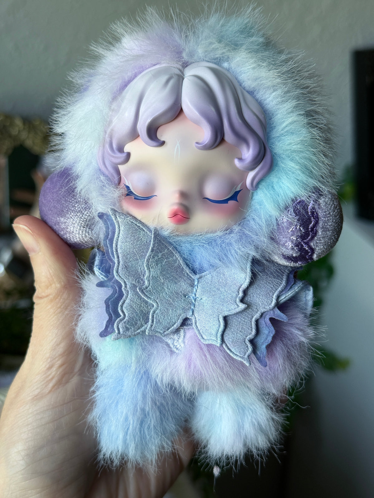 SkullPanda Lightning Plush Pendant