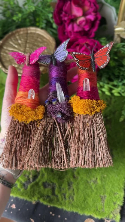 Enchanted Cinnamon Besom | Broom | Home Decor