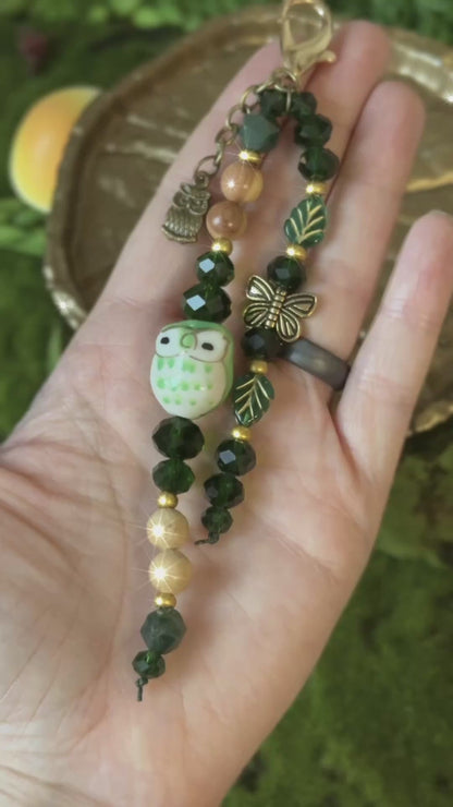 Woodland Messengers 🦉🦋 Purse Charm